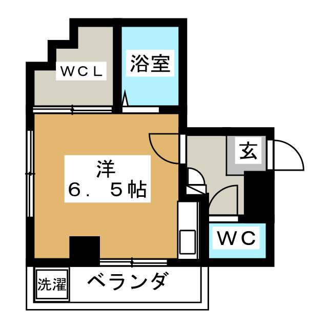 ILSOLEカミオギ(ワンルーム/2階)の間取り写真