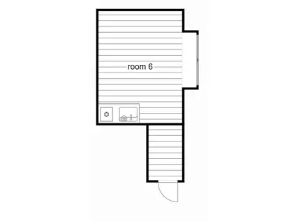 SSKマンション(ワンルーム/4階)の間取り写真