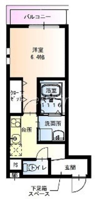 フジパレス東三国VI番館(1K/3階)の間取り写真