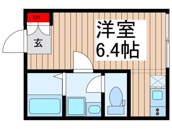 グレイスミロ向島(ワンルーム/1階)の間取り写真