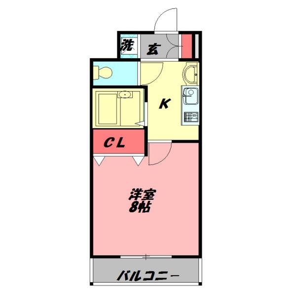Mプラザ守口東(1K/9階)の間取り写真