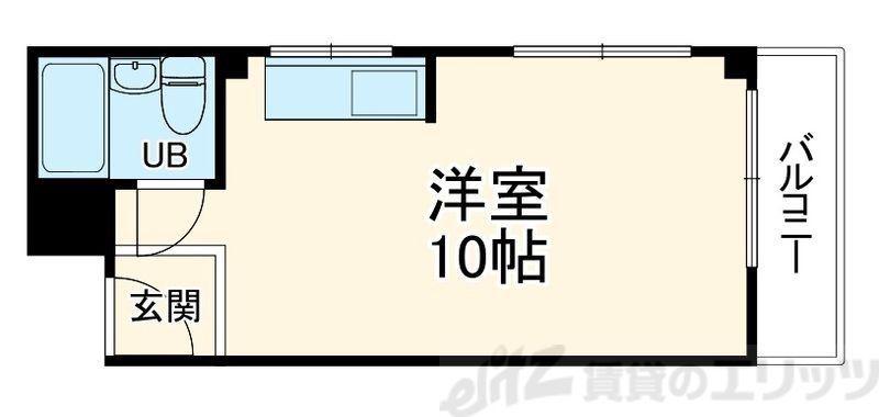 山田マンション(ワンルーム/5階)の間取り写真