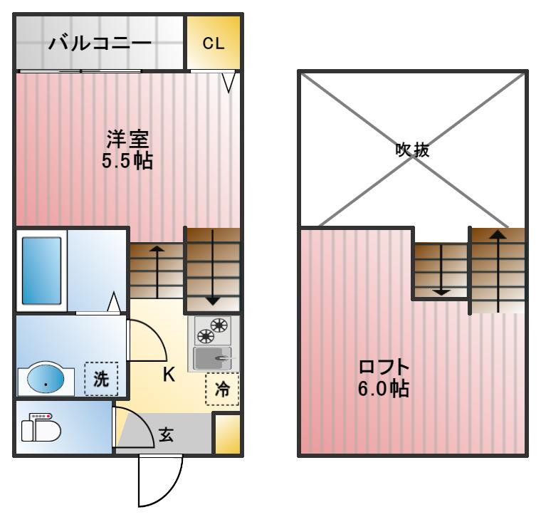 MODERN PALAZZO住吉EMA1(1SK/1階)の間取り写真