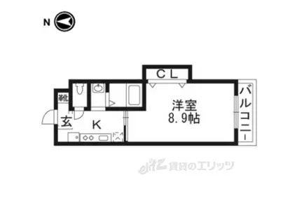 CASA DE ISSA(ワンルーム/4階)の間取り写真