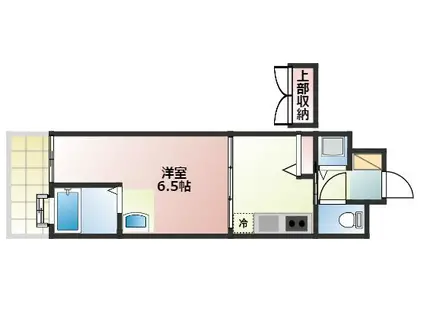 NO48プロジェクト2100博多(1DK/5階)の間取り写真