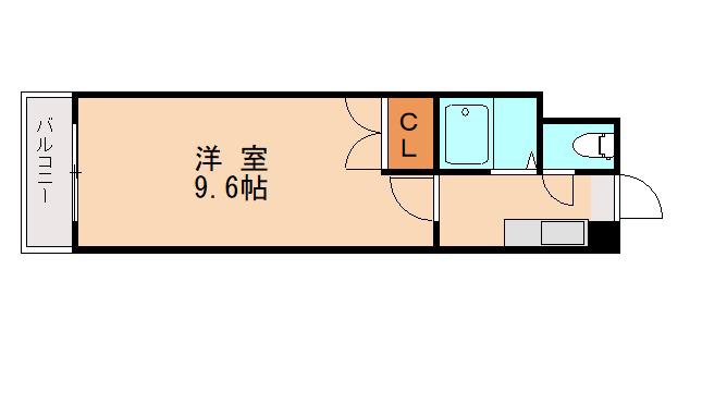 NO.27ジーサイドアネックス(1K/2階)の間取り写真
