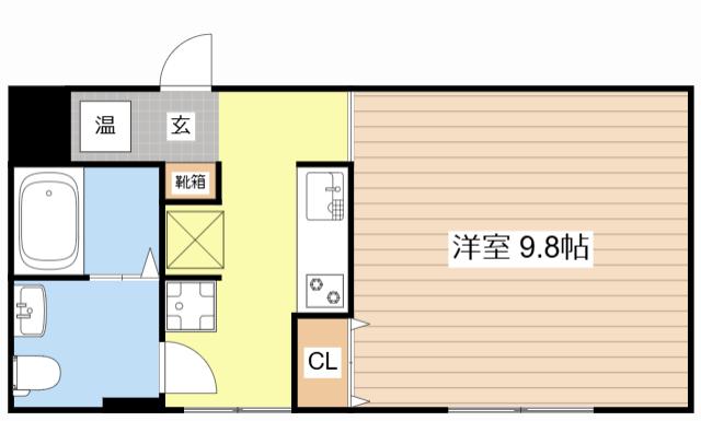 NOVESTAGE RE MAISON(1K/2階)の間取り写真