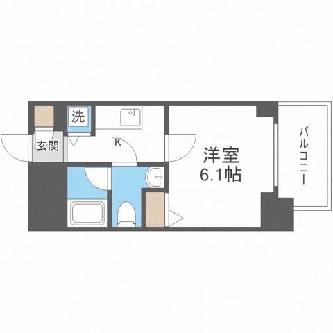 TAT LYON TIMBER TOWN(1K/10階)の間取り写真