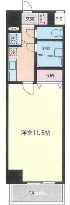 第5SKビル(1K/6階)の間取り写真