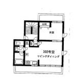 ウエスト AZABU 2791(1LDK/3階)の間取り写真