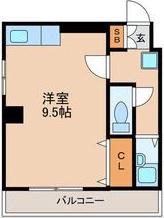 GOLD MANSION(ワンルーム/5階)の間取り写真