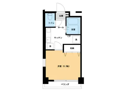 グランドセレアタカギ(1K/3階)の間取り写真