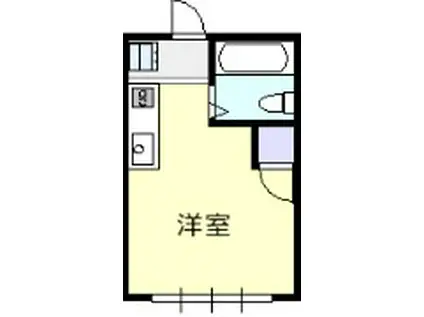 ネクスト七日町(1K/2階)の間取り写真