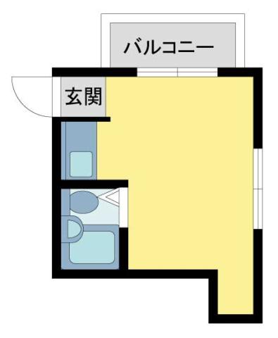 れじでんしあ甲東園(ワンルーム/3階)の間取り写真