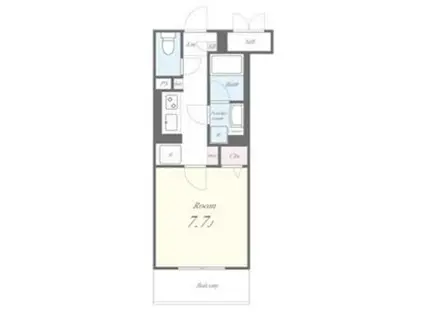 MX-III(1K/3階)の間取り写真