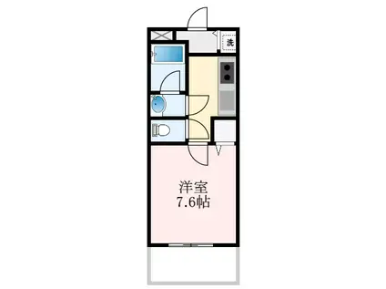 ARIAVITA(1K/1階)の間取り写真