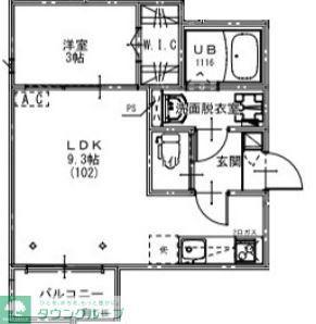 KEIAI RESIDENCE 大和田V(1LDK/3階)の間取り写真