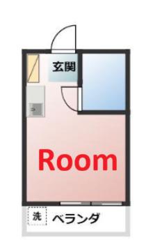 グリーンヒル星川(ワンルーム/2階)の間取り写真