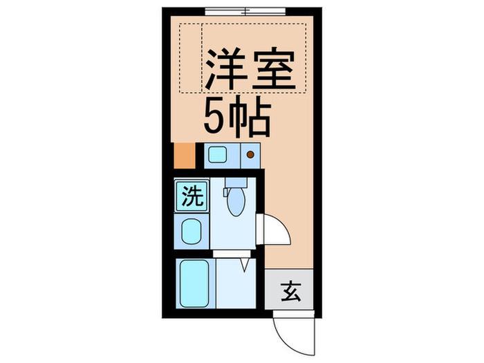 CONTELーK代田(ワンルーム/2階)の間取り写真