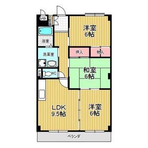 セントポーリア・サウス(3LDK/3階)の間取り写真