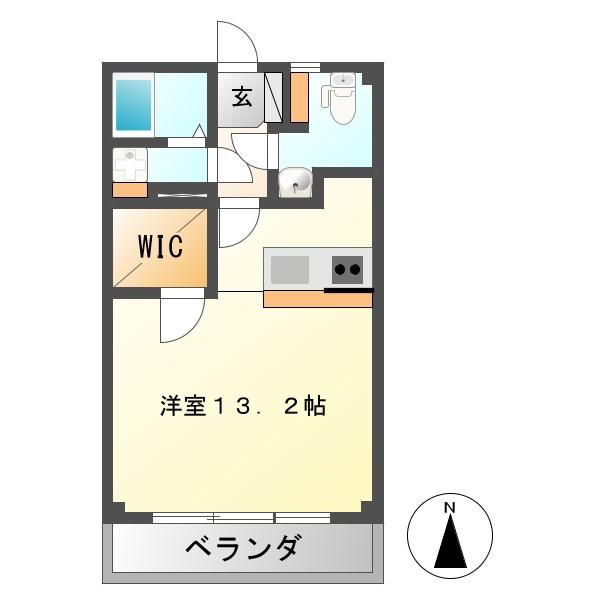 HIROSE BLDG. II(ワンルーム/1階)の間取り写真