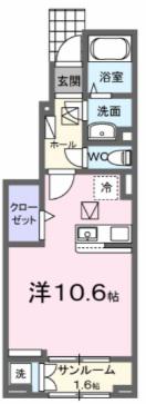 ファイアブルーム大森(ワンルーム/1階)の間取り写真