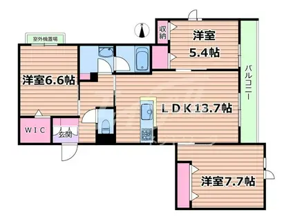 グランメゾン諏訪(3LDK/3階)の間取り写真