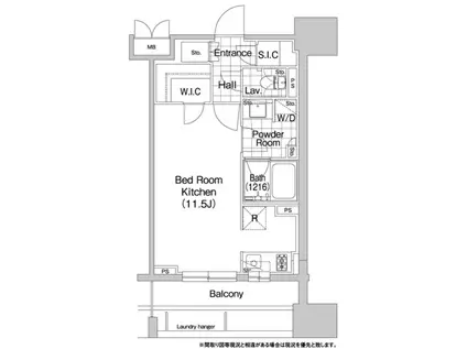 エルスタンザ恵比寿(ワンルーム/4階)の間取り写真