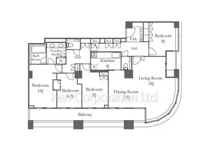 ザ・タワーグランディア(4LDK/30階)の間取り写真