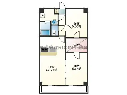 LIENAMOUR(2LDK/1階)の間取り写真