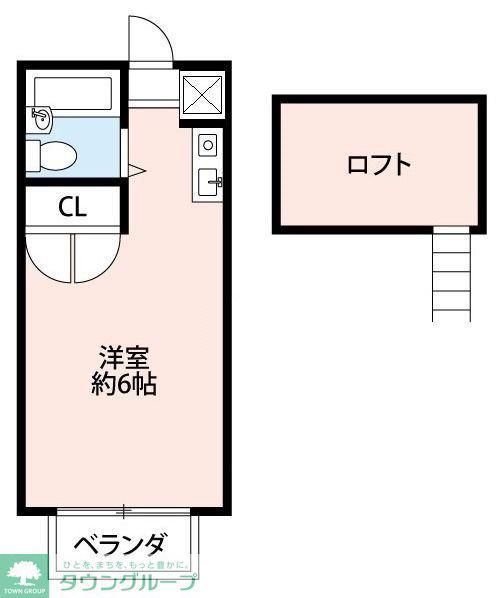 フォレスト百合ヶ丘(ワンルーム/1階)の間取り写真