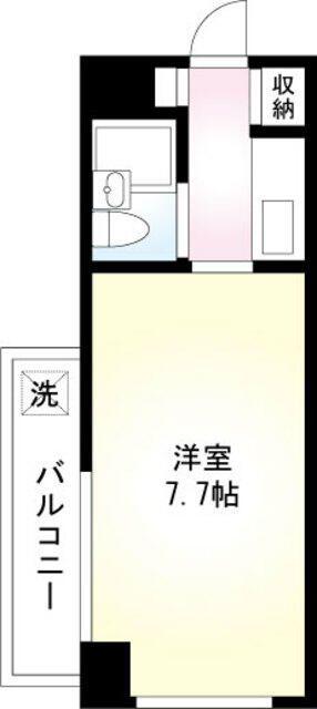 LMワイドリバー井土ヶ谷(ワンルーム/3階)の間取り写真