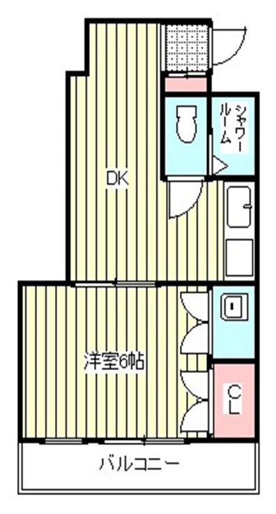 ガーデンパーク・カタノ(1DK/3階)の間取り写真
