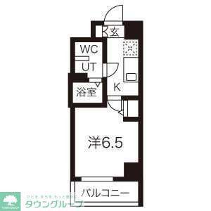 LEXE 川崎塚越(1K/7階)の間取り写真