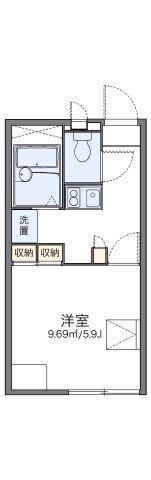 レオパレスコスタモール(1K/2階)の間取り写真