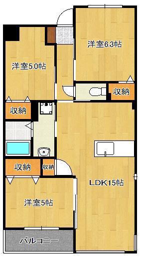 CITRUS TREE(3LDK/1階)の間取り写真