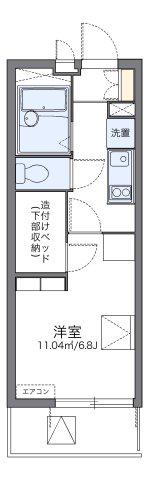 レオパレス八筋町(1K/3階)の間取り写真