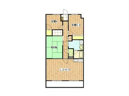 オアシスKOSAI(3LDK/2階)の間取り写真