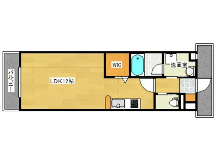 メゾン中野駅前(1K/3階)の間取り写真