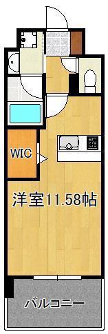 LEGEND111(ワンルーム/3階)の間取り写真