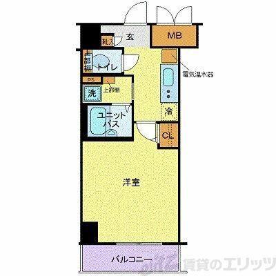 FORTIS水天宮前(ワンルーム/5階)の間取り写真