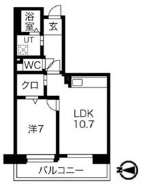 アクティ目黒駅前2棟(1LDK/3階)の間取り写真