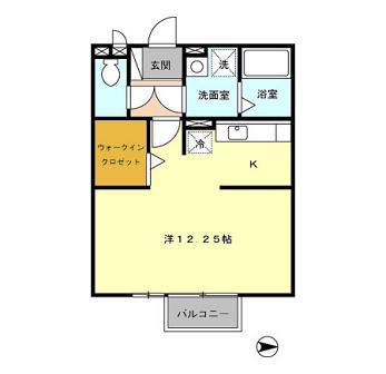 北陸鉄道浅野川線 磯部駅(石川) 徒歩53分 2階建 築23年(1K/1階)の間取り写真