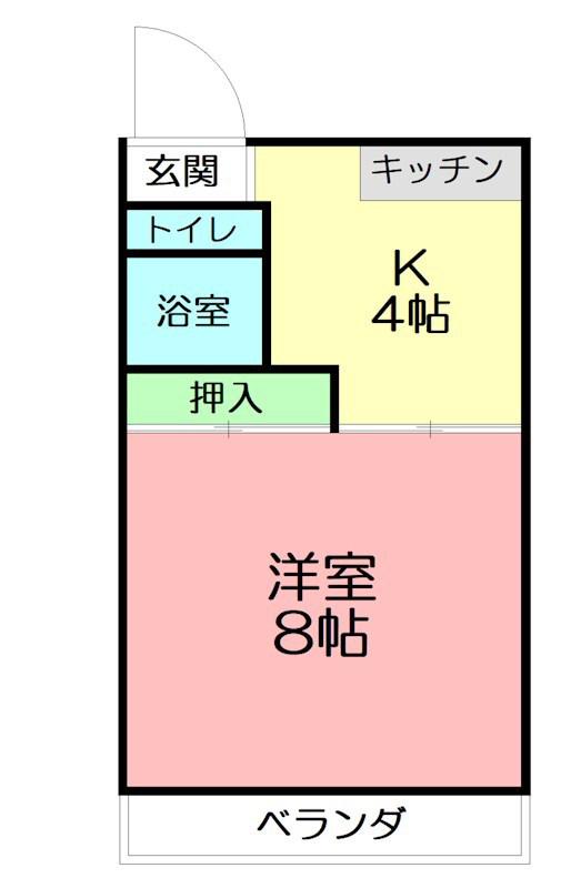 サンワード小泉NO.10(1DK/1階)の間取り写真