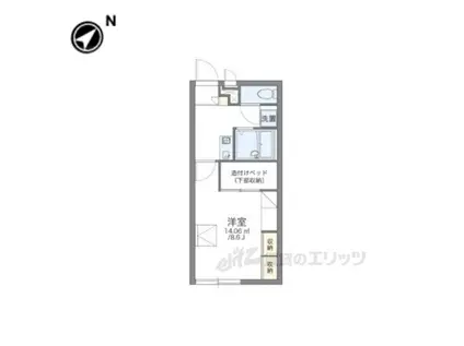 レオパレス グランファーレ(1K/2階)の間取り写真