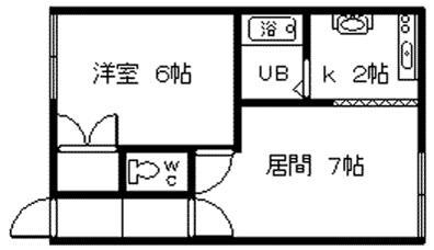 パル510(1LDK/1階)の間取り写真