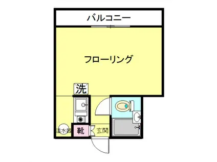 シャンボール互恵ビル(ワンルーム/9階)の間取り写真