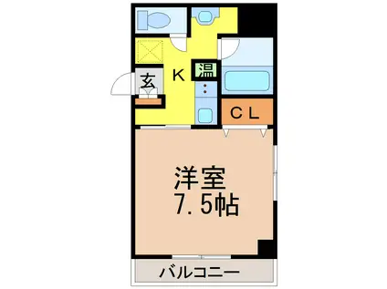 グリーンパーク新瑞(1K/2階)の間取り写真