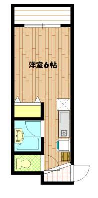 パストラルタナカ(1K/3階)の間取り写真