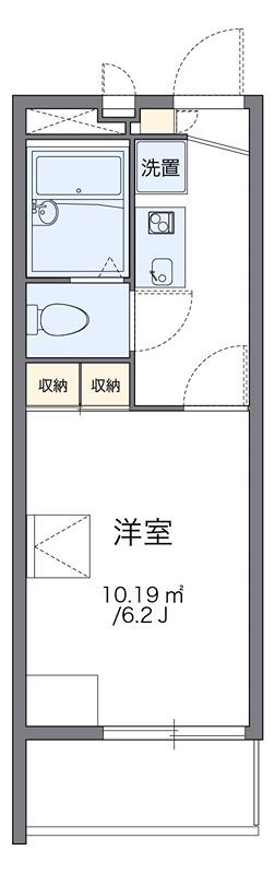 スリーウッド(1K/3階)の間取り写真
